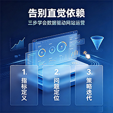 波密建站-告别直觉依赖：三步学会数据驱动网站运营